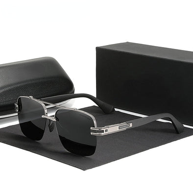 Brand New Design Sunglasses For Men Polarized Gradient Sun glasses Women Men Square Retro Eyewear Okulary