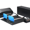 New Driving Men's Polarized Sunglasses Ultra Thin Temples Pilot Sun Glasses For Men UV400 Retro Eyewear