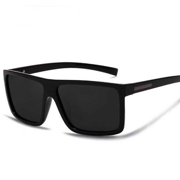 Men Sunglasses Polarized Flat Top Sunglasses 2019 Brand Designer Driving Sun glasses Male High Quality Rectangle Style ali060904
