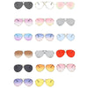 New Fashion Pilot Sunglasses Women Oversized Luxury Sun Glasses For Female Cool Mirror Vintage Lady Gradient Shades UV400