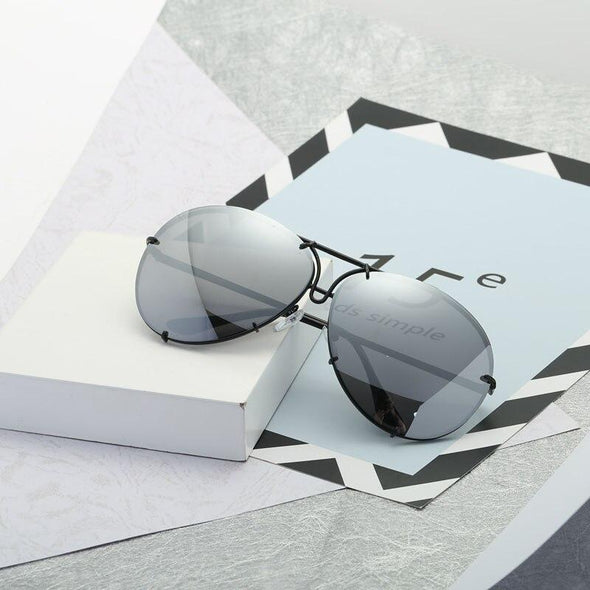 New Fashion Pilot Sunglasses Women Oversized Luxury Sun Glasses For Female Cool Mirror Vintage Lady Gradient Shades UV400