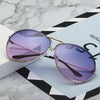New Fashion Pilot Sunglasses Women Oversized Luxury Sun Glasses For Female Cool Mirror Vintage Lady Gradient Shades UV400