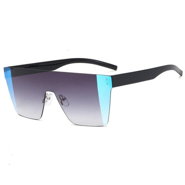 ladies square sunglasses ladies frame shadow retro brand designer women's Gradient oversized sunglasses