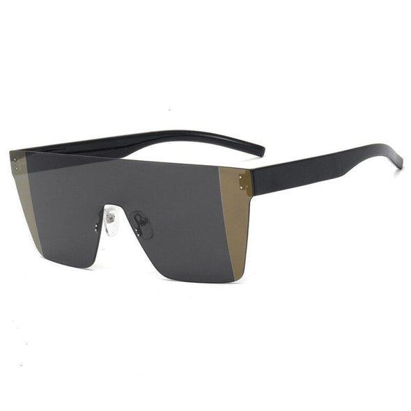 ladies square sunglasses ladies frame shadow retro brand designer women's Gradient oversized sunglasses