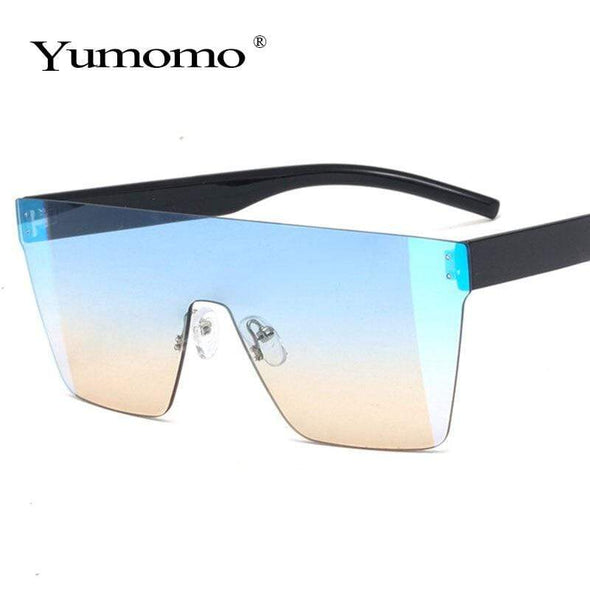 ladies square sunglasses ladies frame shadow retro brand designer women's Gradient oversized sunglasses