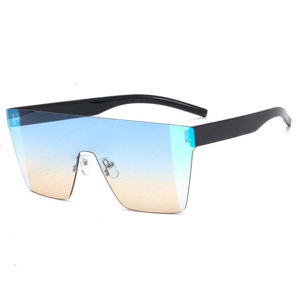 ladies square sunglasses ladies frame shadow retro brand designer women's Gradient oversized sunglasses