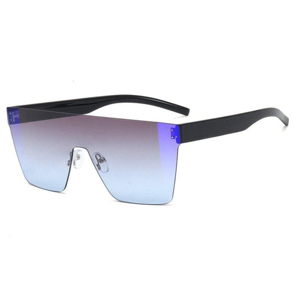 ladies square sunglasses ladies frame shadow retro brand designer women's Gradient oversized sunglasses