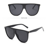 Vintage Retro Flat Top Oversized Sunglasse