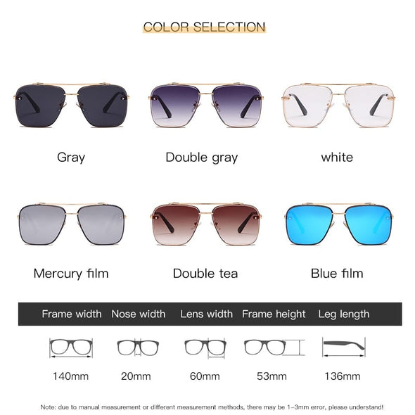 Cool Men Driving Glasses Goggle Summer Style Gradient Brown Sunglasses