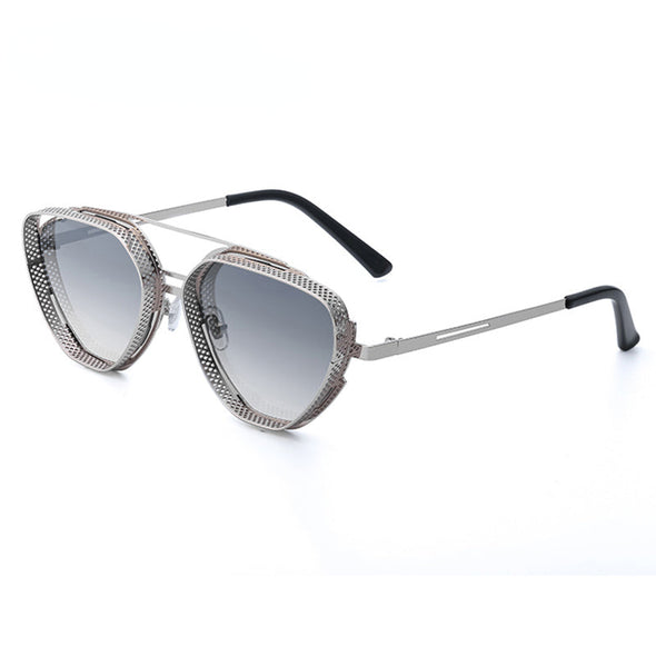 Vintage Steampunk Sunglasses Men  Luxury Brand Designer Square Punk Sun Glasses For Male Shades Driving Goggle