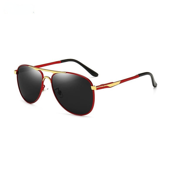 Luxury Pilot Polarized Sunglasses Men Women Driving Fishing Retro Sun Glasses Brand Designer Male Metal Sunglasses For Man UV400