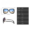 Oversized Sunglasses Women  Vintage Square Fashion Big Large Grain Frame