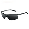 Alumunum Men's Polarized UV400 Mirror Sunglasses Rimless Rectangle Mens Sun Glasses Eyewear For Men  ALI061003