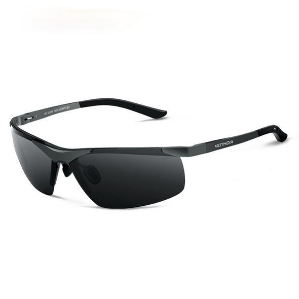 Alumunum Men's Polarized UV400 Mirror Sunglasses Rimless Rectangle Mens Sun Glasses Eyewear For Men  ALI061003