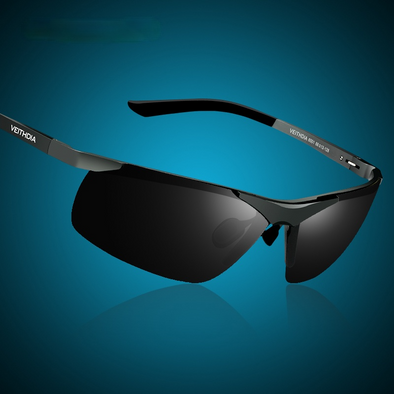 Alumunum Men's Polarized UV400 Mirror Sunglasses Rimless Rectangle Mens Sun Glasses Eyewear For Men  ALI061003