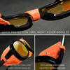 Luxury Steampunk Pilot Sunglasses Men and Women Soft Leather Shield Glasses UV400 Protection ALI061004