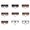 Big Frame Square Sunglasses Women fashion Flat Top Oversize Luxury Brand Gradient sun glasses for women