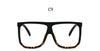 Big Frame Square Sunglasses Women fashion Flat Top Oversize Luxury Brand Gradient sun glasses for women