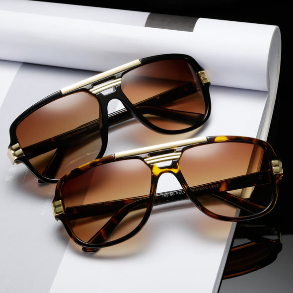 Design Men Sunglasses Vintage Male Square Sun Glasses Luxury Gradient Sunglass UV400 Shades gafas de sol hombre ALI061006