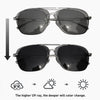 Polarized Square Sunglasses Men Classic Brand Designer Eyewear Fashion Photochromic Men's Driving Sun Glasses