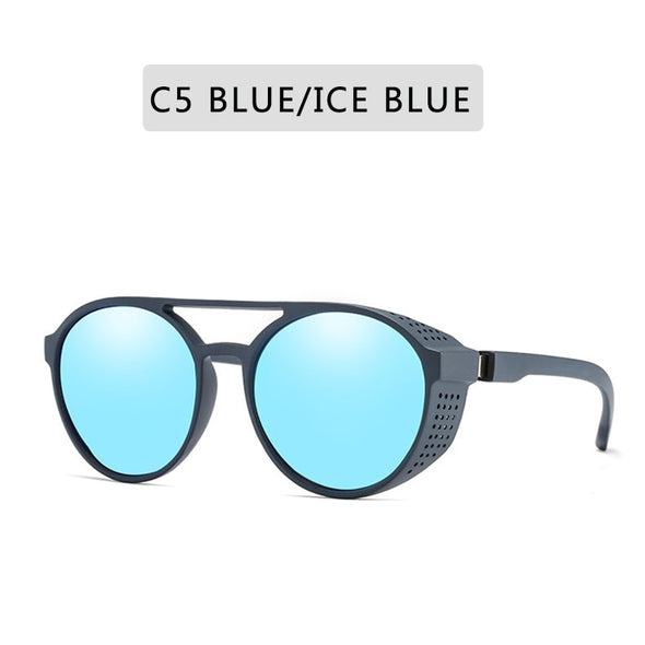 Classic Punk Sunglasses Men Brand Designer Sunglasses Men Vintage Sun Glasses for Men Punk Oculos De Sol Gafas UV400  ALI060910