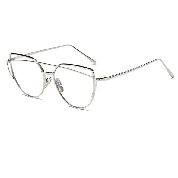 Computer Transparent Eyewear Frames Classic Brand Fashion Cat Eye Glasses For Women Oversized Spectacle Eyeglasses