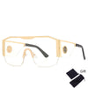 Oversized Classic Men Sunglasses Women One Piece Brand Design Windproof Sun Glasses Sports Shield Big Frame Male UV400