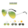Fashion Pilot Sunglasses For Men Polarized Photochromic Day Night Driving Glasses Women Chameleon Goggles Unisex sonnenbrille
