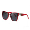 Fashion Square Gradient Mirror Sunglasses Women 2023 Retro Brand Designer Sun Glasses Female  Big Frame  UV400