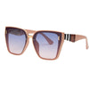 Fashion Square Gradient Mirror Sunglasses Women 2023 Retro Brand Designer Sun Glasses Female  Big Frame  UV400