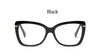 Female Square Eyeglasses Sexy Leopard Fashion Brand Transparent Women's Glasses Frame Luxury Oversized Prescription Glasses