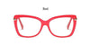 Female Square Eyeglasses Sexy Leopard Fashion Brand Transparent Women's Glasses Frame Luxury Oversized Prescription Glasses