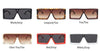 oversized Square black women's sunglasses  trend luxury brand Gradient shades for men Vintage Retro sunglasses woman