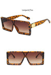 oversized Square black women's sunglasses  trend luxury brand Gradient shades for men Vintage Retro sunglasses woman