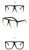 Big Frame Square Sunglasses Women fashion Flat Top Oversize Luxury Brand Gradient sun glasses for women