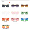 Oversized Square Sunglasses Women Sexy Retro Vintage Sun Glasses Luxury Brand Designer Eyeglasses Eyewear Female Oculos