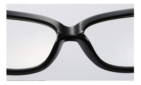 Female Square Eyeglasses Sexy Leopard Fashion Brand Transparent Women's Glasses Frame Luxury Oversized Prescription Glasses