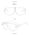 Oversized Sunglasses Women Luxury Designer Eyeglasses Women/Men Vintage Goggles Women Retro Oculos De Sol Feminino