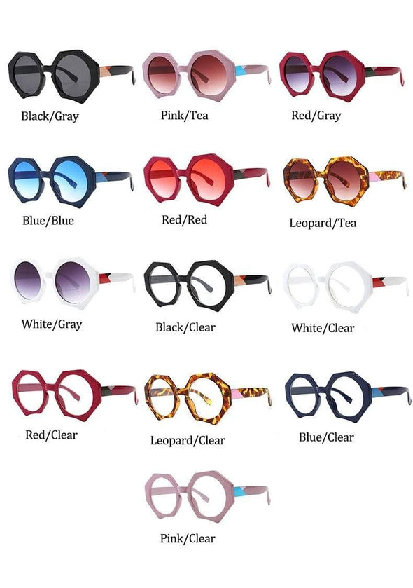 Luxury Brand Glasses Woman Fashion Oversized Sexy Ladies Leopard Cat Eye Glasses Frames For Women Eyewear Sunglases