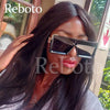 oversized Square black women's sunglasses  trend luxury brand Gradient shades for men Vintage Retro sunglasses woman
