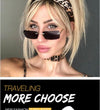 Rimless Retro Sunglasses Women Luxury Eyeglasses For Women/Men Vintage Glasses Women Mirror Oculos De Sol Feminino