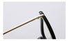 Female Square Eyeglasses Sexy Leopard Fashion Brand Transparent Women's Glasses Frame Luxury Oversized Prescription Glasses