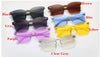 Candy Color Cat Eye Sunglasses Women Clear Lens Big Frame Shades Acetate Eyewear Ladies One Piece  Sexy Sun Glasses Female