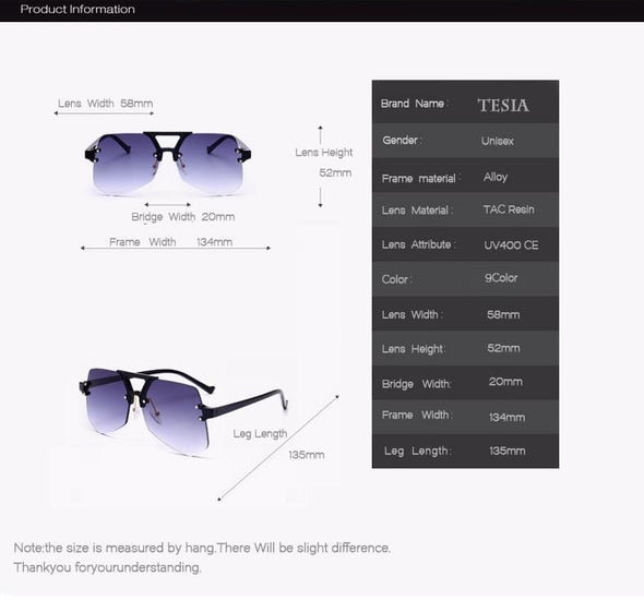 Fashion Oversize Sunglasses Women Mirror Coating Vintage Goggle Famous Women Sunglasses