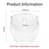 Faceshield Protective Glasses Goggles Brown