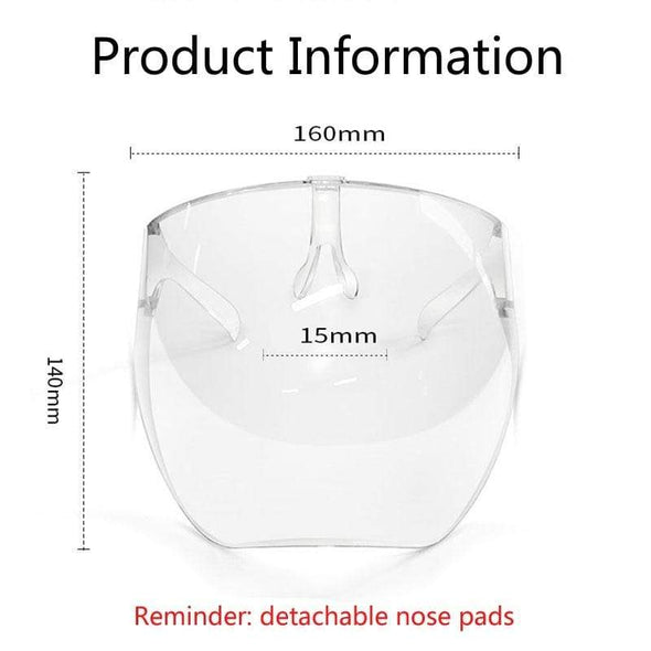 Faceshield Protective Glasses Goggles Brown