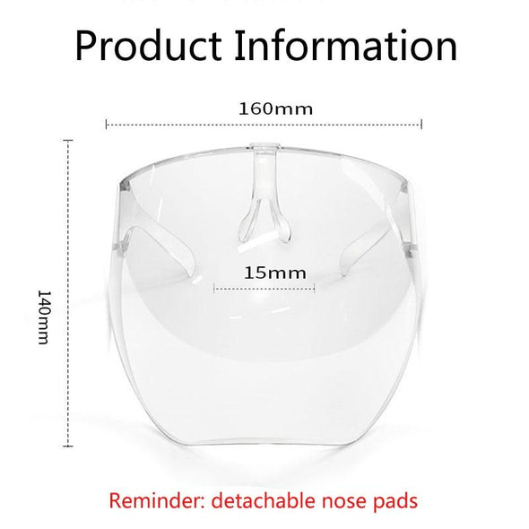 Faceshield Protective Glasses Goggles Safety Blocc Glasses Anti-Spray Mask Protective Goggle Glass Sunglasses