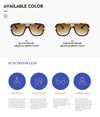 Design Men Sunglasses Vintage Male Square Sun Glasses Luxury Gradient Sunglass UV400 Shades gafas de sol hombre ALI061006