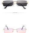 Rimless Retro Sunglasses Women Luxury Eyeglasses For Women/Men Vintage Glasses Women Mirror Oculos De Sol Feminino