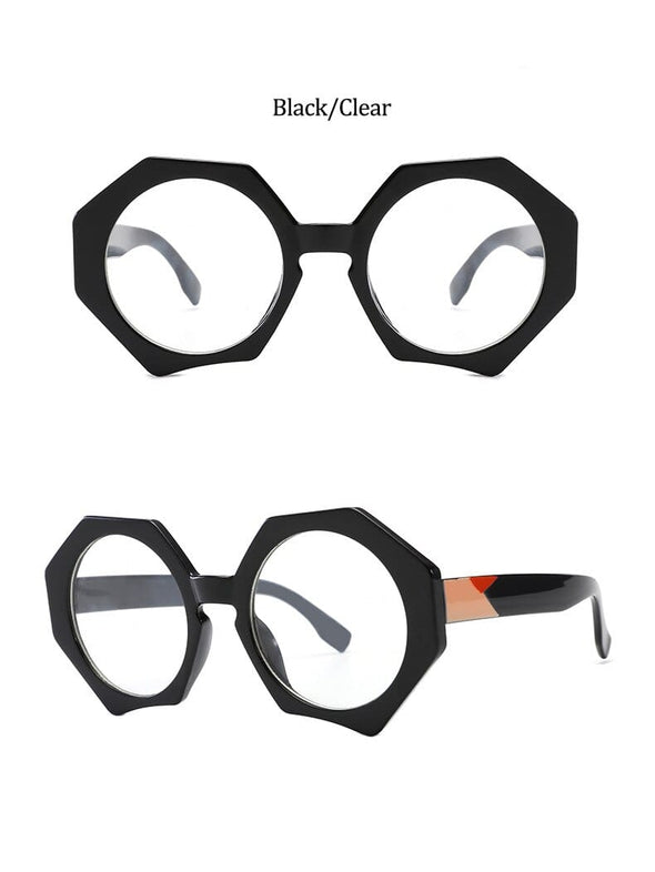 Luxury Brand Glasses Woman Fashion Oversized Sexy Ladies Leopard Cat Eye Glasses Frames For Women Eyewear Sunglases